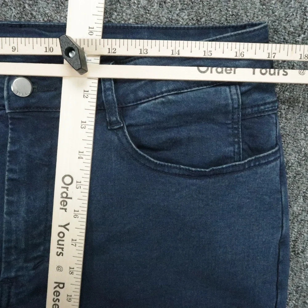 BYLT Jeans Mens 34x33 Blue Tech Denim Everyday Straight Zip Pocket Stretch